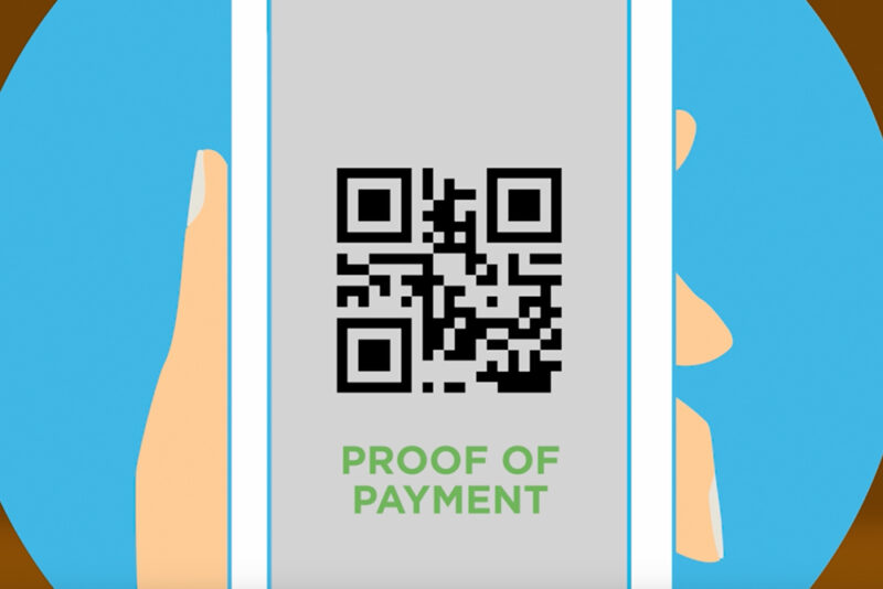 Digital payment example for US Department of Treasury video by LOMA Media