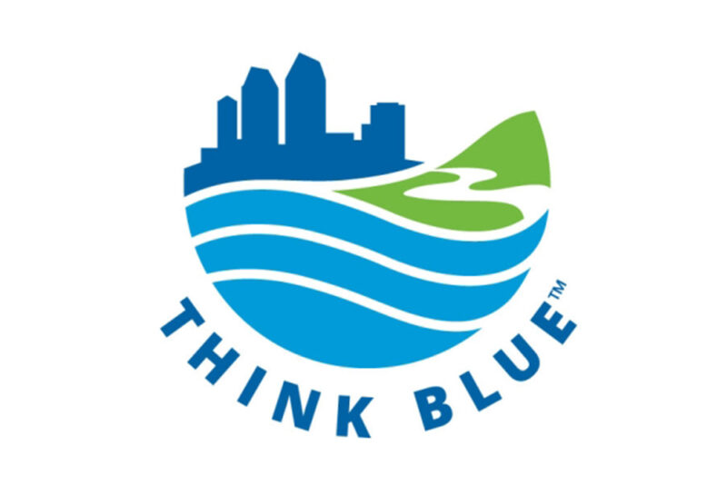 City of San Diego Think Blue Campaign Logo