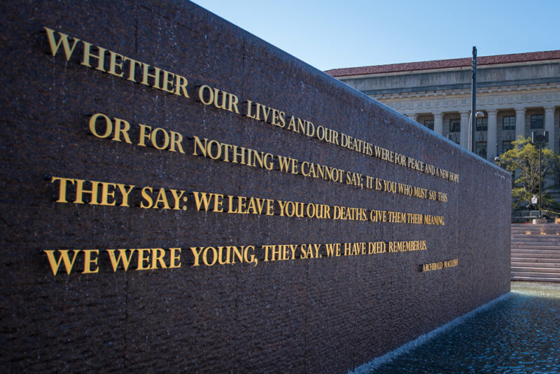 LM-WWI-Work-Grid-Left-1000×667 Military Officer quote at the World War 1 Memorial in Washington D.C.