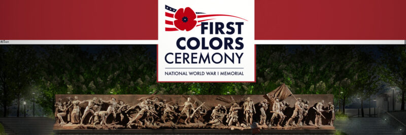 LM-WWI-Work-Grid-full-width-2000×667 First Colors Ceremony promotional banner for the National World War 1 Memorial by LOMA Media